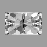 A collection of my best Gemstone Faceting Designs Volume 4 Honeycomb Rectangle 1.70 gem facet diagram